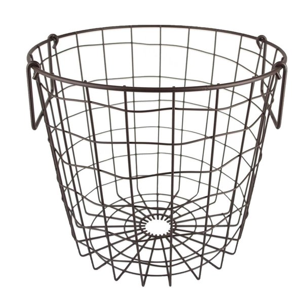 Design Imports 12 x 12 x 10 in. Round Metal BasketBronze Small CAMZ36207